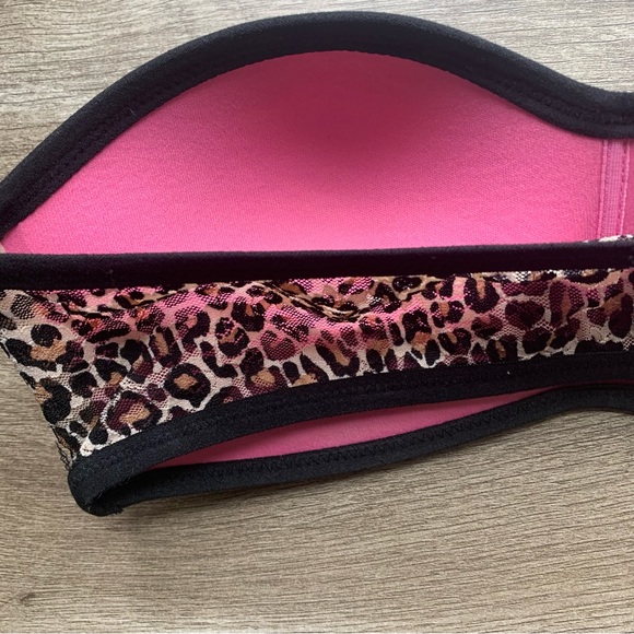 Victoria Secret PINK Leopard Print Lace Bandeau Bra - Picture 5 of 10